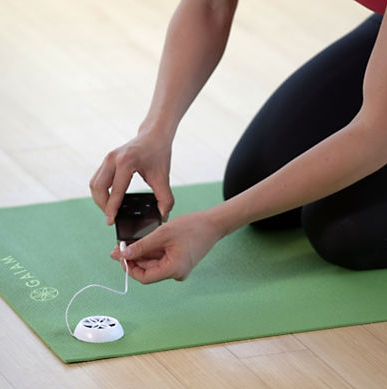 Audio yoga mat gaiam