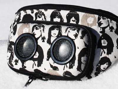 Jammy Pack music speakers fanny pack roller skating mizzfit